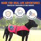 Dog Reflective Vest – Hi-Vis Fluorescent Visibility That Helps to Safeguard Your Pet On/Off Leash in Urban & Rural Areas (Pink, Large)