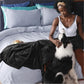 Bedsure Twin XL Fleece Blanket Dorm Bedding - Lightweight Soft Cozy Blankets for Bed, Sofa, Couch, Travel, Camping, Black, 66"x90"