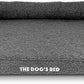 The Dog’s Bed, XXL Grey Linen 51.5x39, Memory Foam, Pain Relief: Arthritis, Hip & Elbow Dysplasia, Post Surgery, Lameness, Supportive, Calming, Waterproof Washable Cover, Veterinary Approved