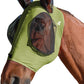 Horse Fly Mask with Ears, UV Protection for Horses, Elasticity with Big Mesh Eye Covers, Snug Fitting Comfortable Breathable Lightweight for Horses Olive Green Cob