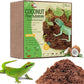 Riare 10LBS Natural Coconut Fiber Substrate for Reptile- Premium Compressed Coconut Husk Terrarium Bedding for Reptile, Tortoise, Frogs, Snakes, Hermit Crabs, Burrowing Animals