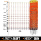 Pet & Livestock HQ Electric Fence Poultry Netting 48" x 164' - Portable Pre-Assembled Electric Net Fencing for Goats, Sheep, Lambs in Farms, Ranches, and Gardens (19 Posts, 2 Spikes)