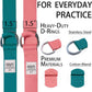 Yoga Exercise Adjustable Straps 8FT with Durable D-Ring for Pilates & Gym Workouts | Hold Poses, Stretch, Improve Flexibility & Maintain Balance