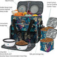 BAGLHER Dog Travel Bag, Pet Travel Bag (All Pet Travel Supplies), with 2 Pet Food Containers and 2 Collapsible Silicone Bowls; Essential Kits for Pet Travel Hawaii