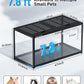 BUCATSTATE Hamster Cage Metal 3.0 - Chewproof Large Rat Cage Stackable with Top Access Easy Assemble 47L x 23.6W x 25.5H Inches Dwarf Syrian Hamster Tank for Gerbil Mouse (7.75 ft², Black)