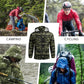 COOFANDY Men's Packable Rain Jacket Lightweight Waterproof Raincoat with Hood Travel Hiking Golf Windbreaker