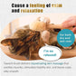Cat Grooming Massage Tawashi Brush with Wood Handle Less Static Natural Sisal fiber Made in Japan (Type-B)