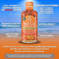 Mega Premium Liquid Multivitamin | Natural Immune Support Vitamin w/ 1333% Vitamin C, 200% D3, Zinc + 20 Vitamins, 70 Minerals, & 21 Amino Acids | Sugar Free | Orange Flavor | 98% Absorption | 32 Serv
