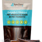Raw Paws Beef Gullet Sticks for Dogs, 6-inch (10 Pack) - Free-Range Cows Raised Without Antibiotics or Added Hormones - Gullet Sticks for Small to Large Dogs - Beef Esophagus Dog Treats