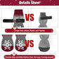 BEAUTYZOO Christmas Winter Anti-Slip Dog Socks with Grips Traction Control for Small Medium Large Dogs, Non Skid Indoor Double Side Pet Paw Protector for Hardwood Floor Wear, Snowflake M