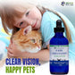 Eye Ulcer Drops - Colloidal Silver with DMSO Eye Drops for Dogs & Cat Eye Infections & Irritations - Eye Care Solution Reduces Cataracts - All Natural Pet Eye Health Care (4 oz)