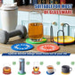 8 Pcs Barbell Bumper Plate Cool Coasters Round Silicone Coasters Weight Plate Coaster with Rack Holder for Gym Lovers Gym Accessories(Colorful)