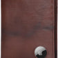 Polare Luxury RFID Blocking Leather Passport Holder Travel Wallet For Men and Women (Coffee with AirTag Slot)