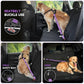 Pawaboo 2Pack Dog Seatbelt for Car, Dog Car Seat Belt Bungee, Shockproof Dog Tether for Car with Buckle & Hook Latch, Adjustable Reflective Dog Car Harness Leash with 360° Lockable Buckle, Purple