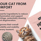Hip and Joint Supplement for Cats - Glucosamine, Chondroitin, MSM for Joint Hip Care, Arthritis Pain Relief, Mobility Support, Cartilage Health, Inflammation Reduction - Senior Cat Support, 60 Scoops