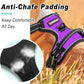 BARKBAY No Pull Dog Harness Large Step in Reflective Dog Harness with Front Clip and Easy Control Handle for Walking Training Running(Purple,S)