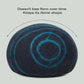 MEOWFIA Cat Cave – Premium Felt Cat Bed for Indoor Cats, Handmade 100% Merino Wool (Large, Black Aqua)