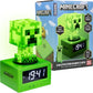 Paladone Minecraft Creeper Alarm Clock - Officially Licensed, in-Game Music & Night Light for Kids & Tweens, Gaming Room Accessory