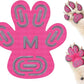 Non-Slip Dog Paw Protector Pads for Senior Dogs, Dog Paw Adhesive Pads on Hardwood Floor,Senior Pets Essentials with Strong Traction,Puppy Grippers,Pink,12 Sets 48 pc M