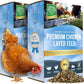 Small Pet Select Chicken Layer Feed Pellets, Food for Chickens and Laying Hens, Poultry and Waterfowl, High Protein and Omega 3, Corn and Soy Free, Non-GMO, 20 lb (2-Pack), 40 lbs Total