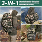 65L Large Duffle Bag, 3-in-1 Tactical Backpack MOLLE Pack for Gym, Sports, Outdoor, Woodland