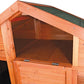 TRIXIE Pet Products Rabbit Hutch with Gabled Roof, 76.25 x 31.5 x 59.75 inches