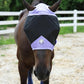 T TEKE Fine Mesh Horse Fly Mask w/No Ears, UV Blocking 3D Eye Visor with Extra Fleece Cushioned Forehead, Protection from Insect Pests