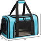 Cat Carrier Dog Carrier Pet Carrier Cat Bags for Small Medium Cats Dogs Puppies of 15 Lbs,of Airline Approved Small Dog Bag Soft Sided,Collapsible Travel Puppy Carrier (Medium, Blue)
