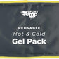 Hot & Cold Reusable Gel Packs (Medium, 1 Pack) Flexible Soft Compress - Ice & Heat Therapy for Injuries, Back, Shoulder, Hip, Knee, Joint Pain, Swelling, Bruises, Post Surgery - Sport Temp