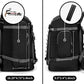 65L Ski Boot Bag,Large Duffle Travel Bag,1680D Nylon Waterproof Padded Ski Boot Bag Backpack For Women Men Kids