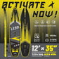 Lead 11‘ x 33" / 12’×35" Inflatable Stand Up Paddle Board - Premium SUP Board Kit - Ultra Stable Paddleboard for Adults & Youth - All Skill Levels - for Lakes, Oceans