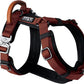 MADE TO ROAM Premium Explorer Harness - Y-Shaped Dog Harness with Adjustable Durable Nylon, Soft Padding, Metal Buckles and Leather Handle for Small, Medium, Large Dogs (Arizona Heartbeat, Size 6)