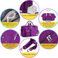 FIORETTO Women's Gym Duffle Bag with Shoes Compartment, 37L Capacity, Ideal for Travel, Gym, Sports, Duffel, Weekender