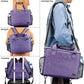 BAGLHER Dog Travel Bag Backpack Pet Supplies Backpack 5-Piece Set with Shoulder Strap 2 Lined Pet Food Containers 4 Foldable Feeding Bowls Essential Kit for Pet Travel