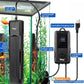 hygger Aquarium Heater 500W/800W/1000W,Fish Tank Heater with Danger Warning Automatically Stops Heating System and Digital LED Controller,for Freshwater or Saltwater 60-135 Gallon Tank