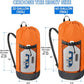 BALEINE 150L Laundry Bag Backpack, 900D Oxford Fabric Large Travel Laundry Bags with Shoulder Straps and 2 Mesh Pockets for College Dorm, Apartment, Laundromat (Orange, 150L)