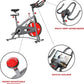 Sunny Health & Fitness Indoor Cycling Exercise Bike w/Adjustable Cushion Seat & Multi-Grip Handlebar, Stationary Workout Equipment For Adult Cardio Training, Optional Free SunnyFit App Connection