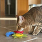 YEOWWW Catnip Cat Toy for Indoor and Outdoor Cats -Premium Quality Strong Catnip Toys for Cats (1x Crinkle Catnip Toy Sun 1 x Moon 1x Star)