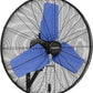 Pro 9500 CFM 24" Outdoor IP44 Waterproof Wall Mount Fan, 3-Speed Oscillating Metal Fans with Enclosure Motor, Heavy Duty Wall Fan for Patio, Warehouse, Garage, and Jobsite