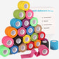 LDIWEE 24 Pack Self Adhesive Bandage Wrap 2 Inch, Vet Wrap for Dogs & Horses, Elastic Cohesive Tape for Athletic Sports, First Aid Medical, Ankle Sprains, Wrist Support