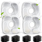 Cat Fountain Filters for 95 oz/2.8 Liter Automatic Pet Fountain Cat Fountain (4 Filters+4 Sponges)