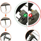 BV Mini Bike Pump Portable Frame Pump, Shock Pump for Bike Shock, Air Ball Pump Inflator with Ball Pump Needles, Mini Pump Fits Presta & Schrader- Smart Valve