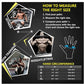 ihuan Ventilated Weight Lifting Gym Workout Gloves with Wrist Wrap Support for Men & Women, Full Palm Protection, for Weightlifting, Training, Fitness, Hanging, Pull ups