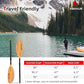 Abahub Kayak Paddle, 90.5 Inches Kayaking Oars for Boating, Canoeing with Free Paddle Leash, Aluminum Alloy Shaft Black/Blue/Green/Orange/Yellow Plastic Blades