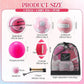 6 Pcs Multi Sport Ball Set Official Size Football, Basketball, Soccer, Volleyball, Playground Ball, Baseball with Equipment Bag Pump for Teen Adult Sport Gift Back to School
