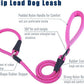 Slip Lead Dog Leash，Strong Nylon Rope Leash and Padded Handle,No Pull Outdoor Walking Training Lead for Small Medium Large Dogs(Fuchsia,1/2"×4ft)