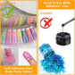 MEICOLY Chameleon Baby Pink Body Glitter,Pink Turn to Purple Face Glitter Paint,Color Changing Mermaid Face Glitter Gel for Halloween,Chunky Glitter for Face Body Hair,Festival Party Glitter Makeup