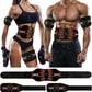 Electronic Muscle Stimulator, Abs Stimulator Muscle Toner, Ab Machine Trainer for All Body, Rechargeble for Fitness Strength Training Workout Equipment for Men and Women(Waist + Arms)
