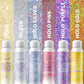 Hair Glitter Body Glitter Spray, 150ML Glitter Hairapray Holographic Silver Glitter Spray for Hair and Boday, Hair Glitter for Kids Women, Body Shimmer Festival Makeup 4.2 Fl Oz