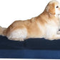 Dogbed4less Jumbo Orthopedic Memory Foam Dog Bed for Large Dogs with Durable Denim Cover, Waterproof Liner and Extra Pet Bed Case, 55X47X4 Inches